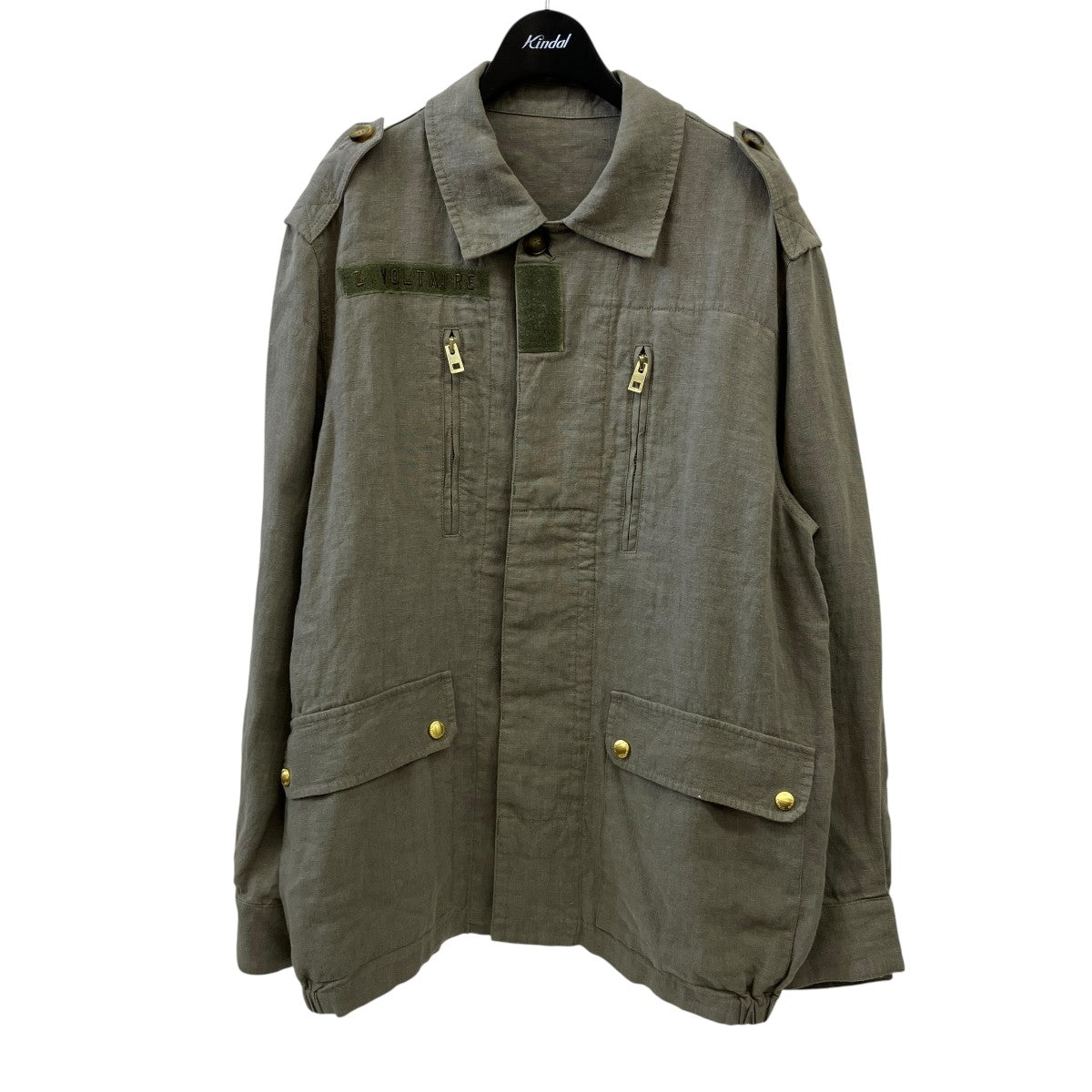 ZADIG＆VOLTAIRE TOASTMILIミリタリージャケットWHCO0501F 古着・中古-1枚目のアイテム画像