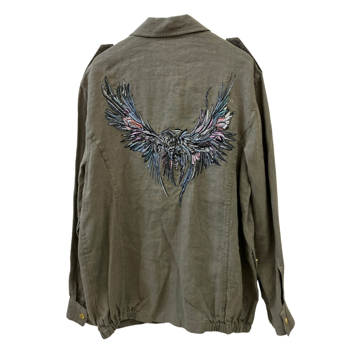 ZADIG＆VOLTAIRE TOASTMILIミリタリージャケットWHCO0501F 古着・中古-2枚目のアイテム画像