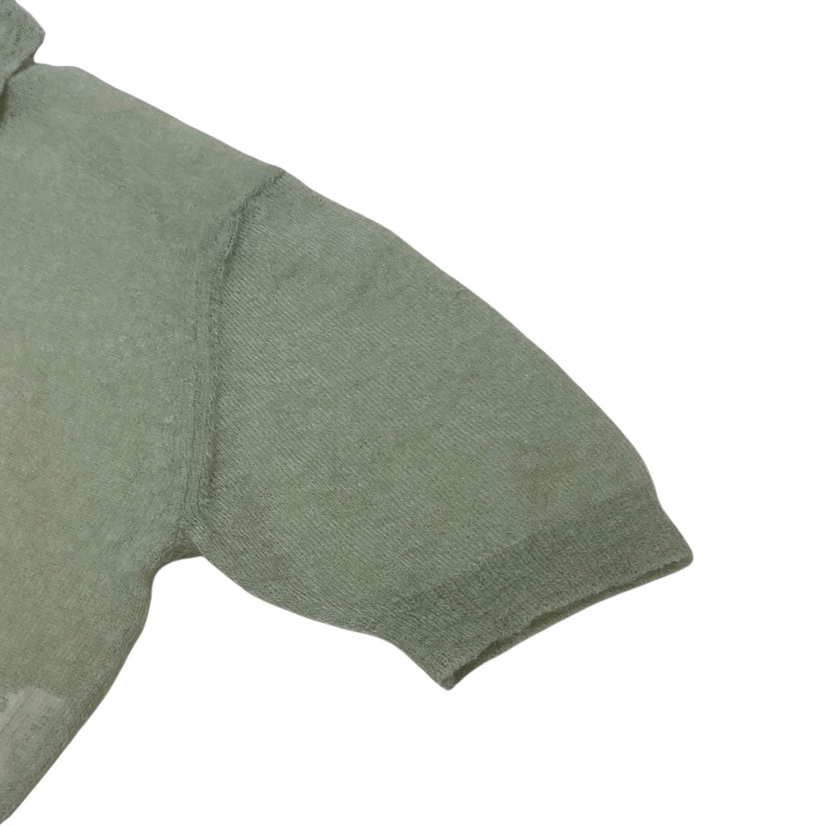 KID MOHAIR SHEER KNIT SHORT POLOモヘアニットポロシャツA24SP03FG