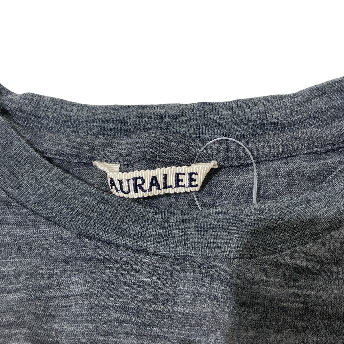 AURALEE SUPER SOFT WOOL SHEER JERSEY SHORT SLEEVELESS薄手ニットA23AT06WT 古着・中古-7枚目のアイテム画像