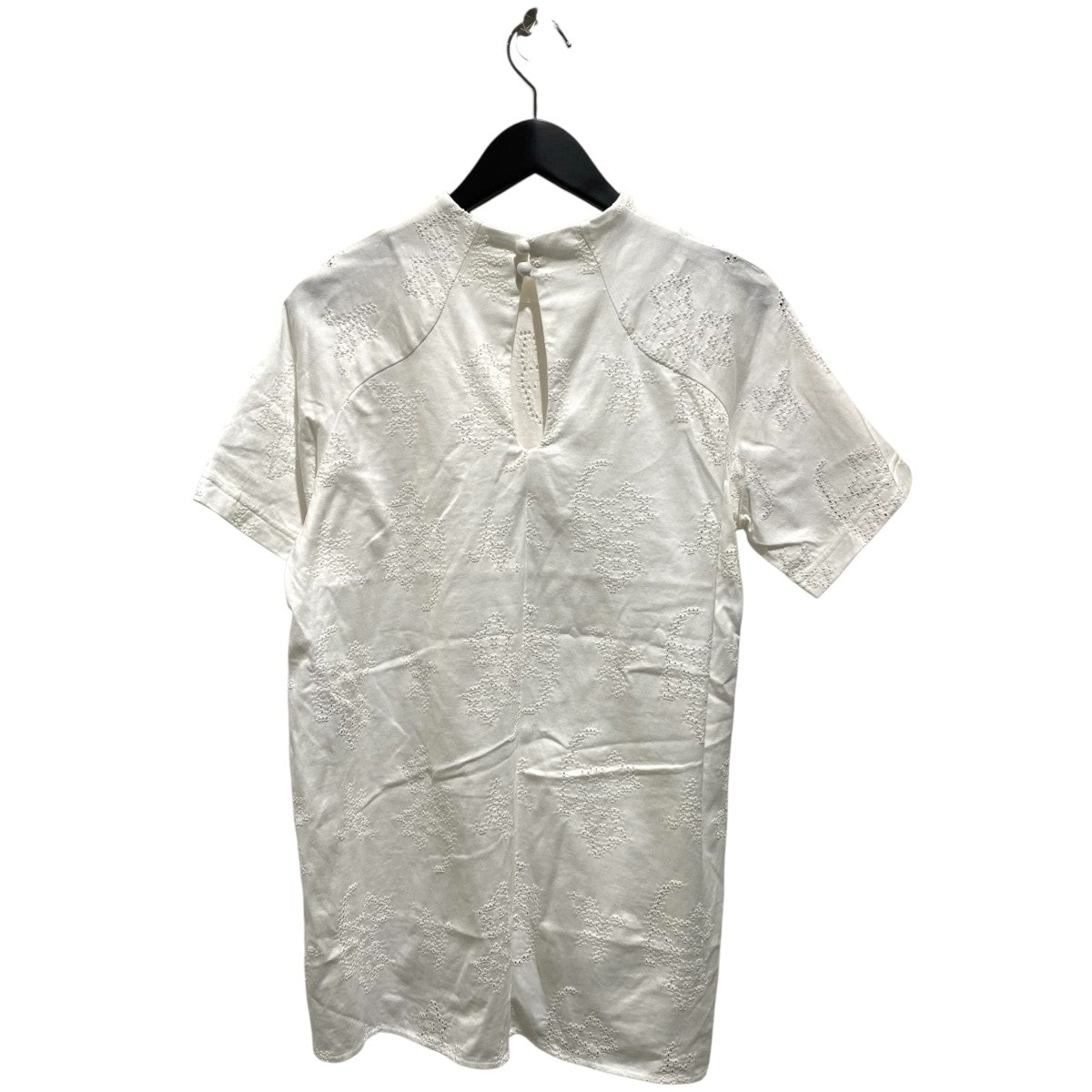 Eyelet Jersey Jacquard Top半袖カットソーMM25SS-JS-071