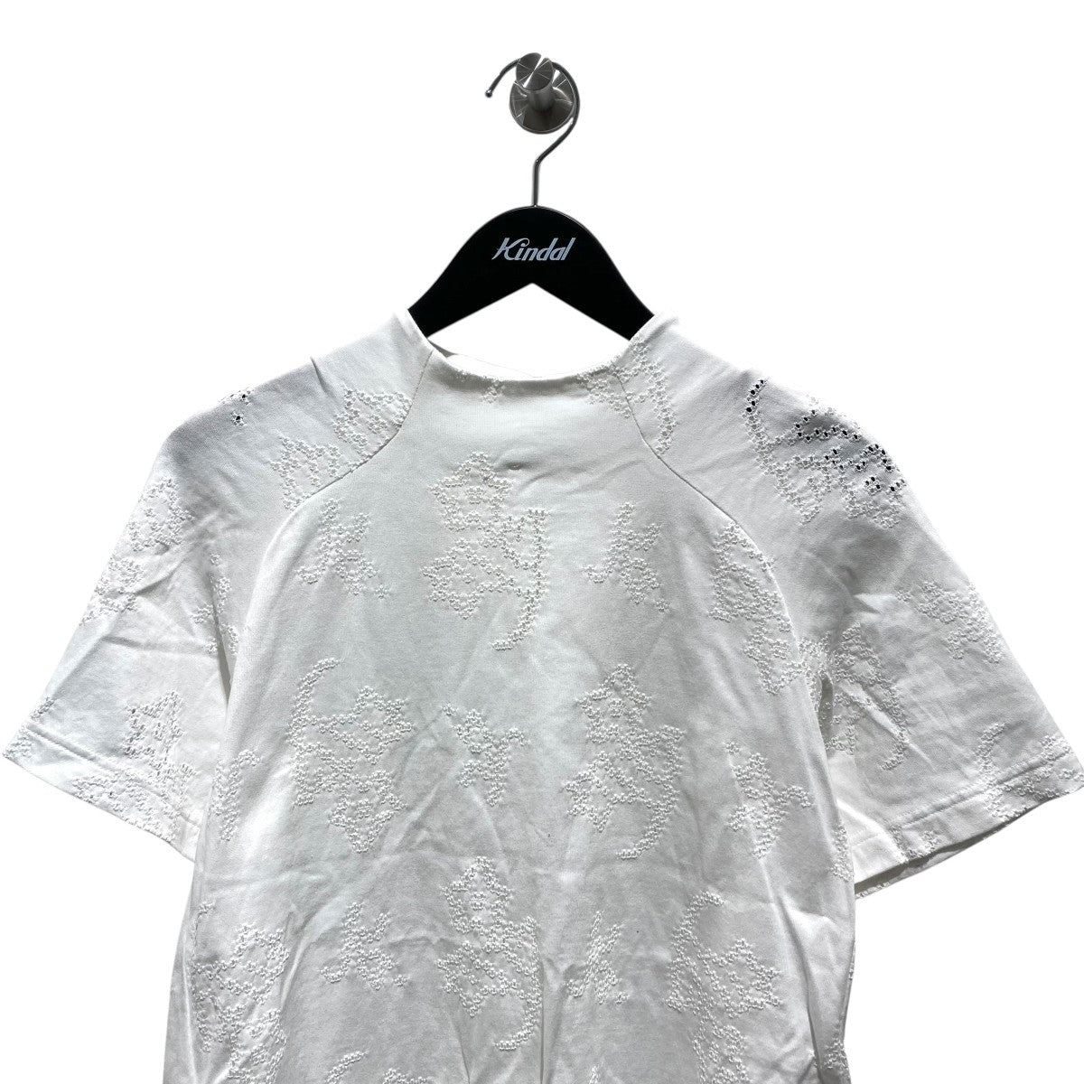 Eyelet Jersey Jacquard Top半袖カットソーMM25SS-JS-071