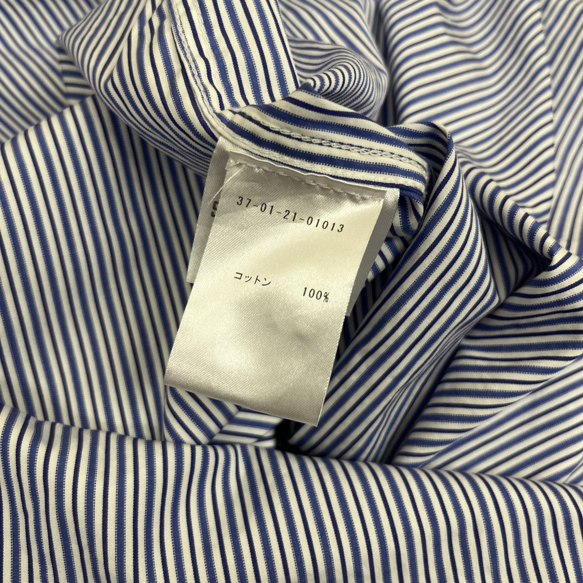 Schnaydermans×Edition ストライプ半袖シャツ37-01-21-01013 古着・中古-4枚目のアイテム画像
