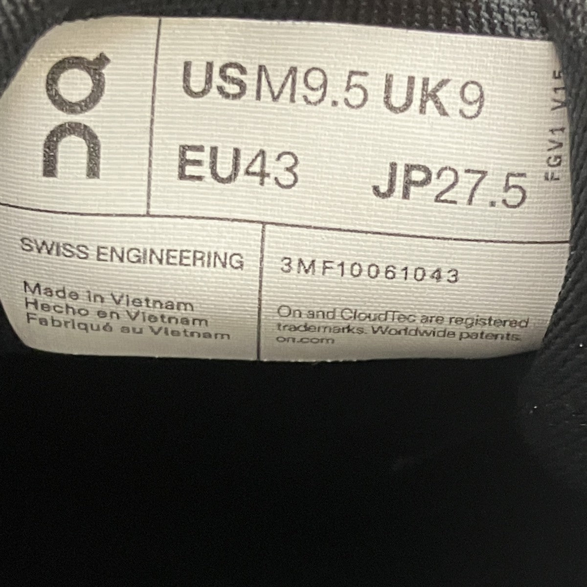 On Cloud 6 Waterproofスニーカー3MF10061043 古着・中古-6枚目のアイテム画像
