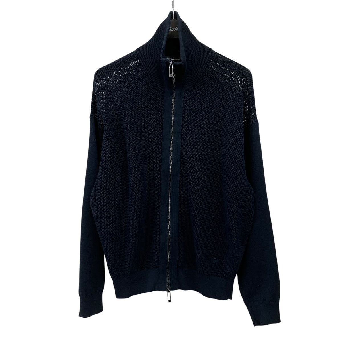 EMPORIO ARMANI メッシュニットブルゾン3D1MXS 1MQCZ 古着・中古-1枚目のアイテム画像