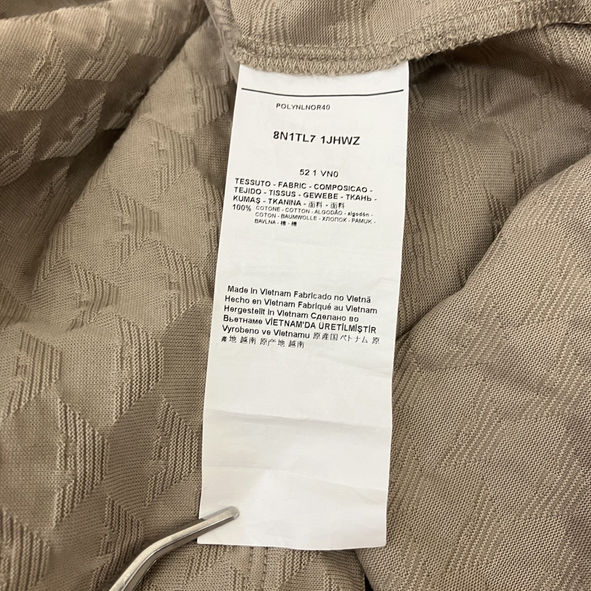EMPORIO ARMANI 総柄半袖Tシャツ8N1TL7 1JHWZ 古着・中古-5枚目のアイテム画像
