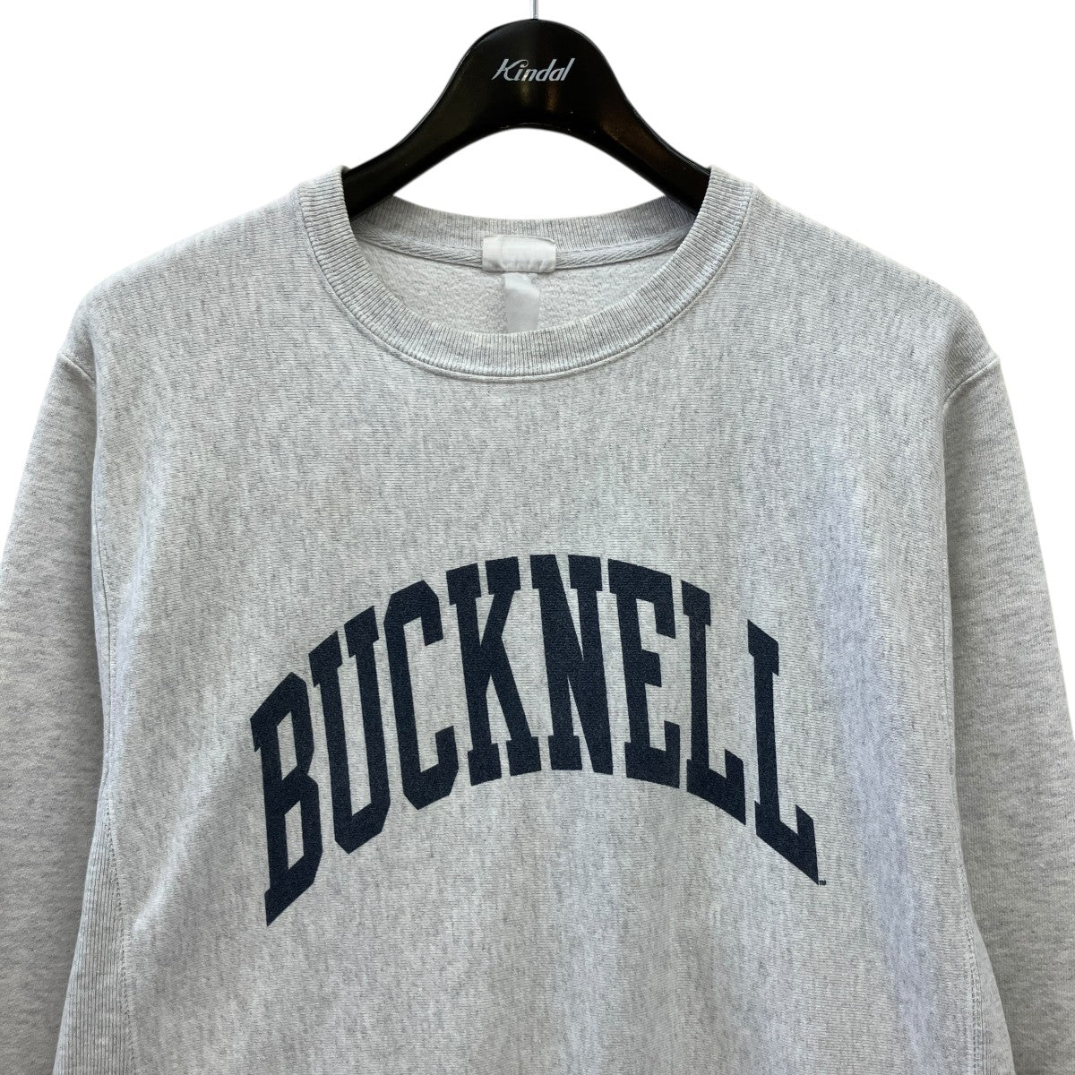 Champion 00’s vintage 単色タグ BUCKNELLクルーネックスウェット 古着・中古-3枚目のアイテム画像