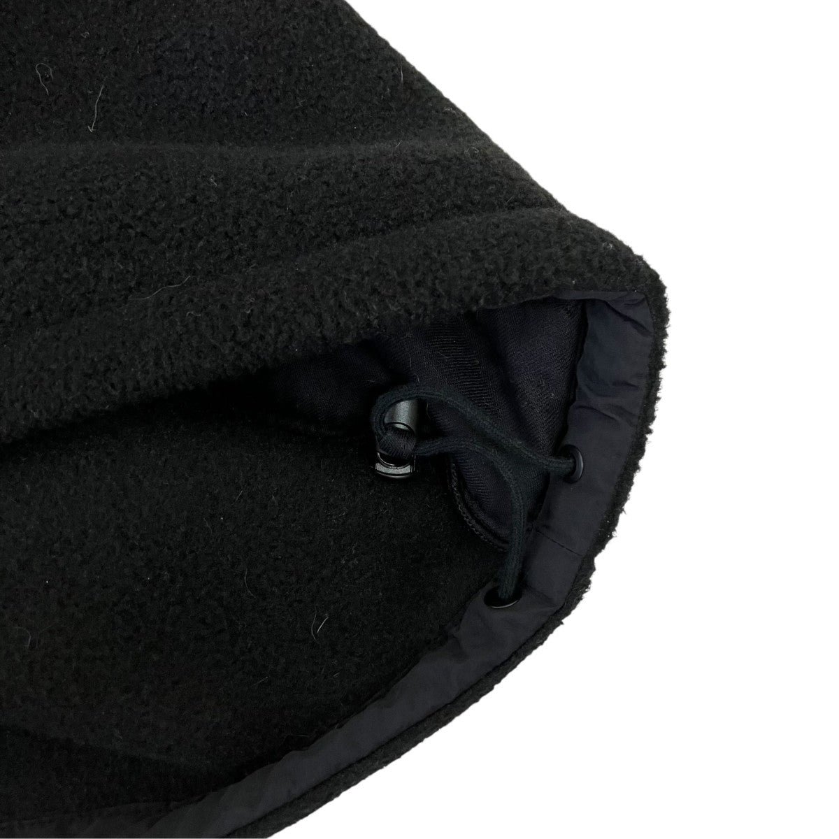 recycled polyester fleece cycling jacket blackフリースハーフジップジャケット