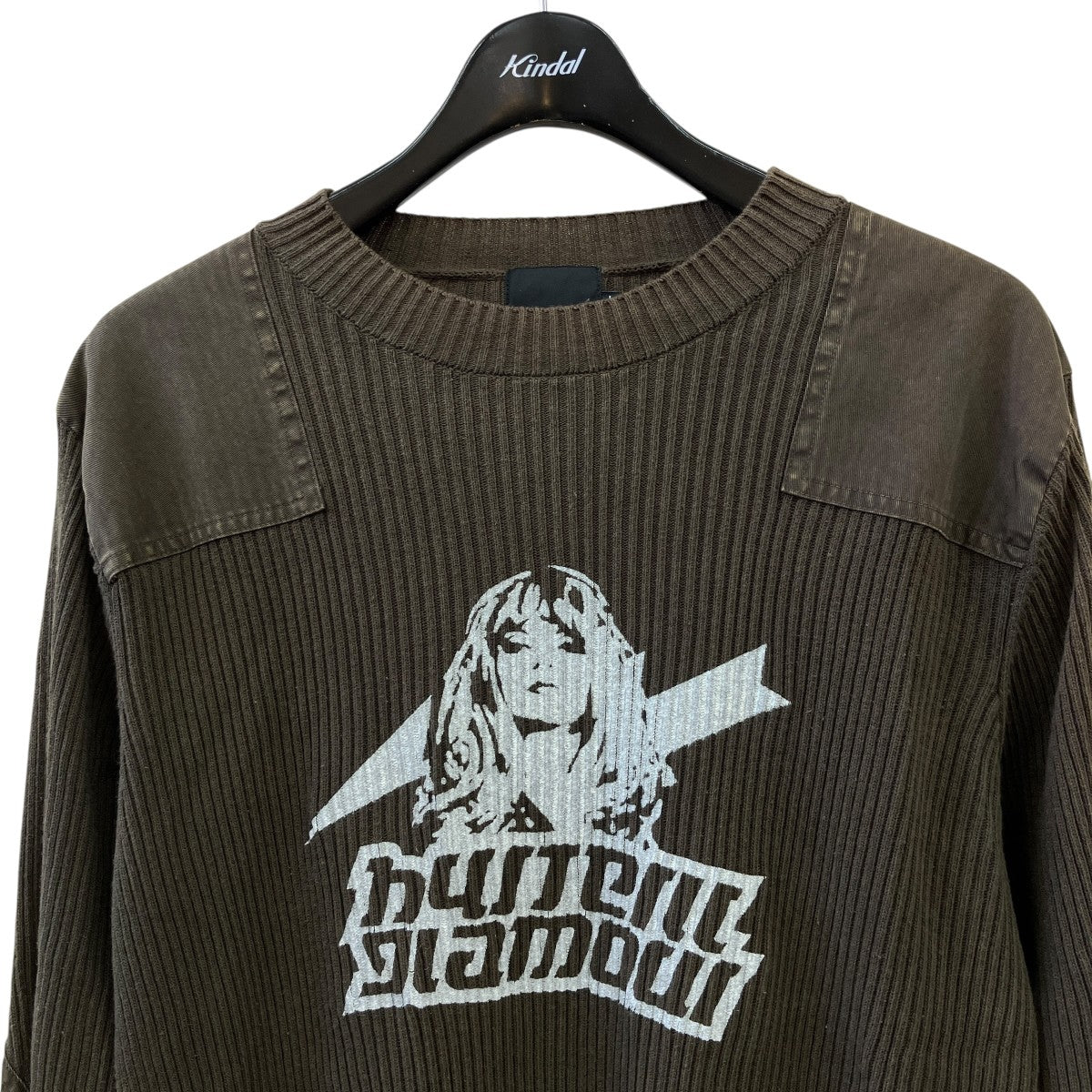 Hysteric Glamour ミリタリープルオーバーニット02201NS02 古着・中古-3枚目のアイテム画像