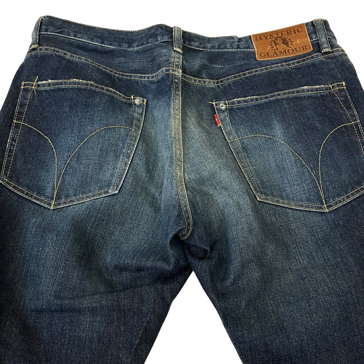 Hysteric Glamour RW CLASH加工デニムスリムストレートパンツ02191AP20 古着・中古-4枚目のアイテム画像