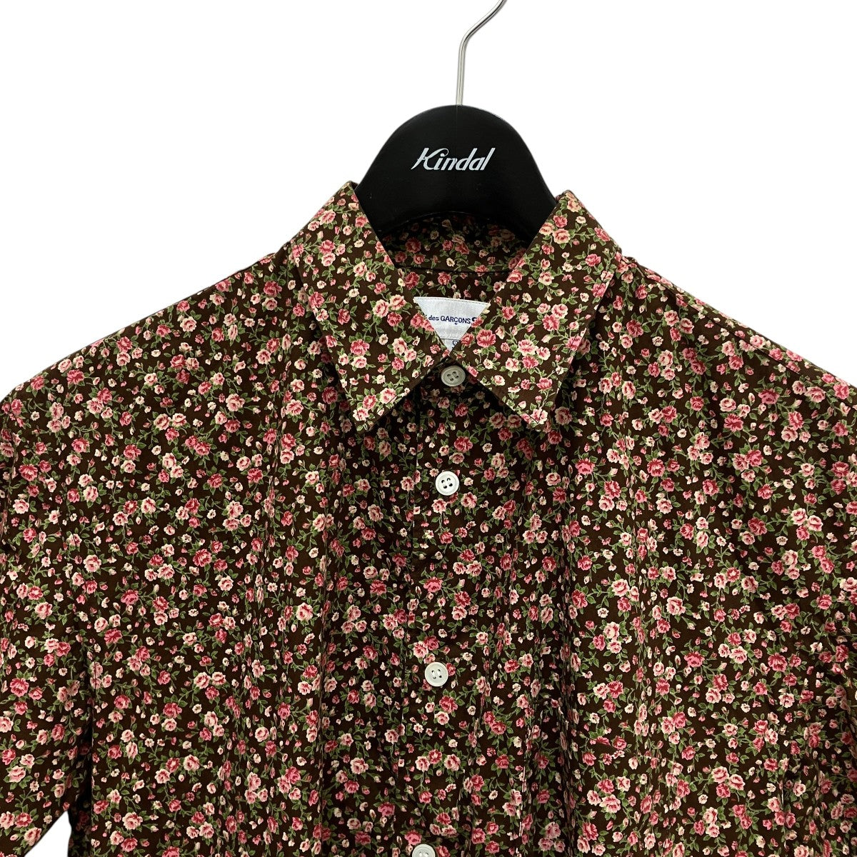 COMME des GARCONS SHIRT 花柄半袖シャツS16062-X 古着・中古-2枚目のアイテム画像
