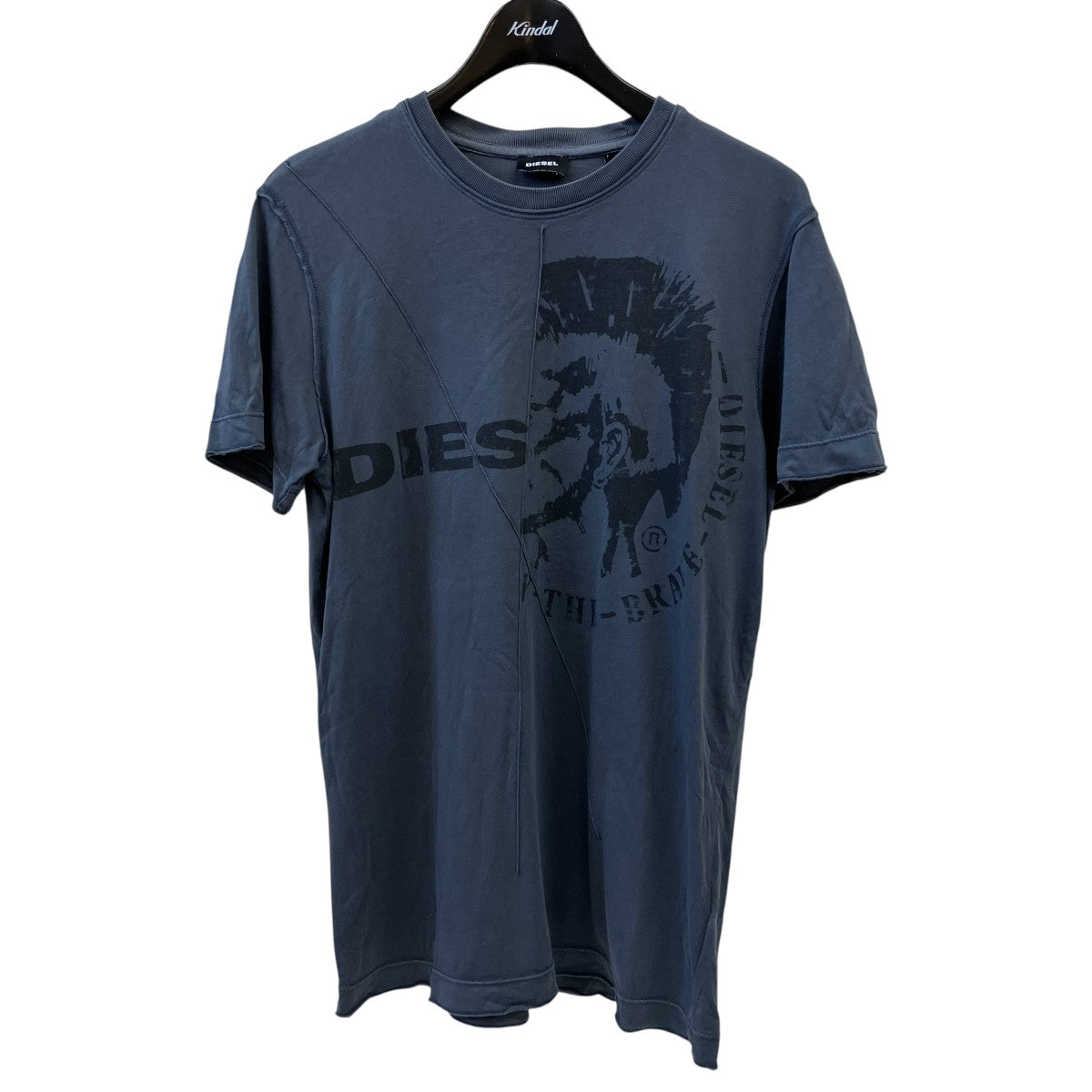 DIESEL Y2K モヒカンロゴ半袖Tシャツ 古着・中古-1枚目のアイテム画像