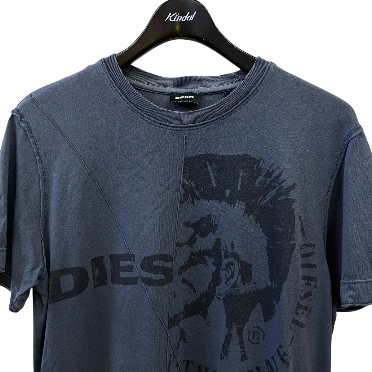 DIESEL Y2K モヒカンロゴ半袖Tシャツ 古着・中古-3枚目のアイテム画像