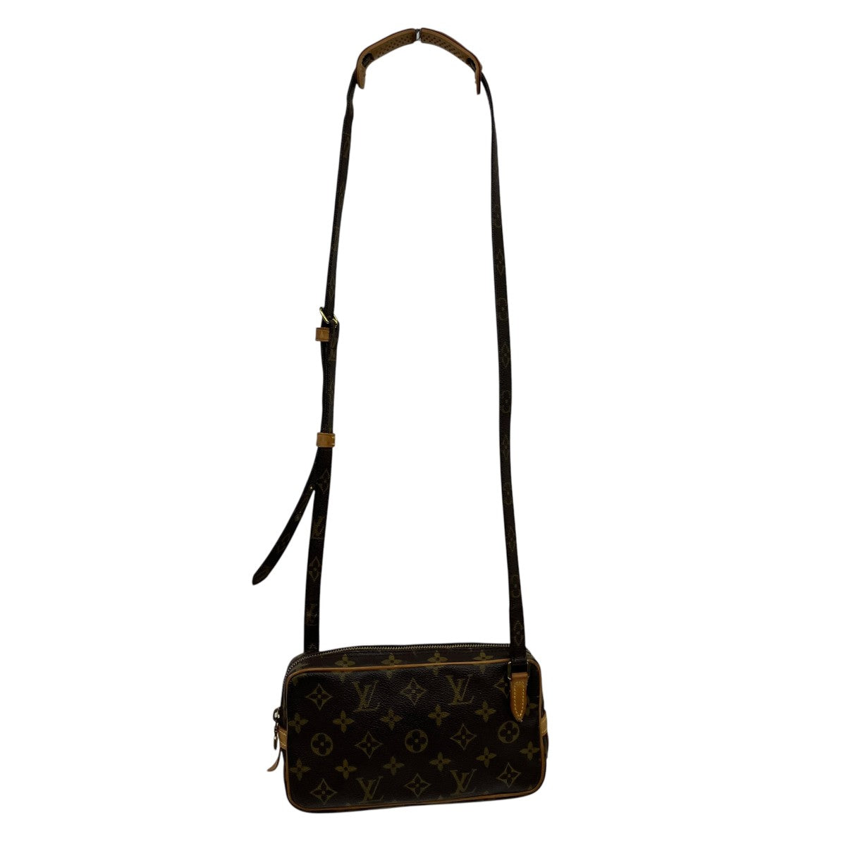LOUIS VUITTON マルリーバンドリエールモノグラムショルダーポーチM51828 古着・中古-3枚目のアイテム画像