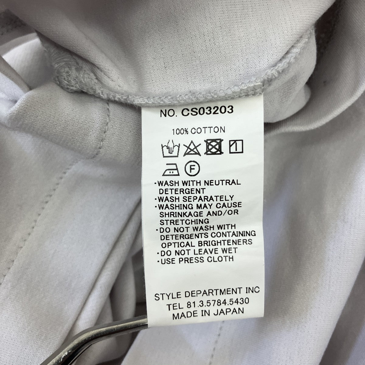 STILL BY HAND Soft Jersey Long Sleeve T-ShirtロングスリーブカットソーCS03203 古着・中古-6枚目のアイテム画像