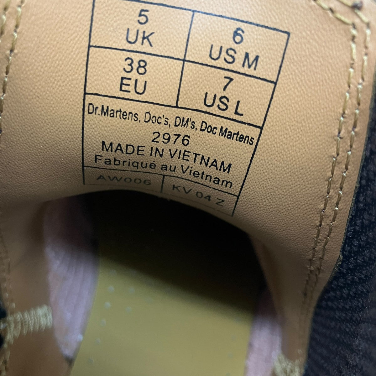 Dr．Martens チェルシーブーツ2976 古着・中古-7枚目のアイテム画像
