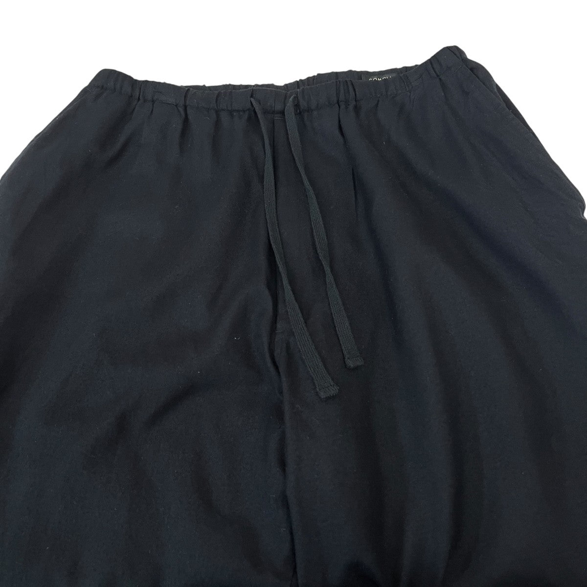 COMOLI シルクネル ドローストリングパンツV01-03004 古着・中古-3枚目のアイテム画像