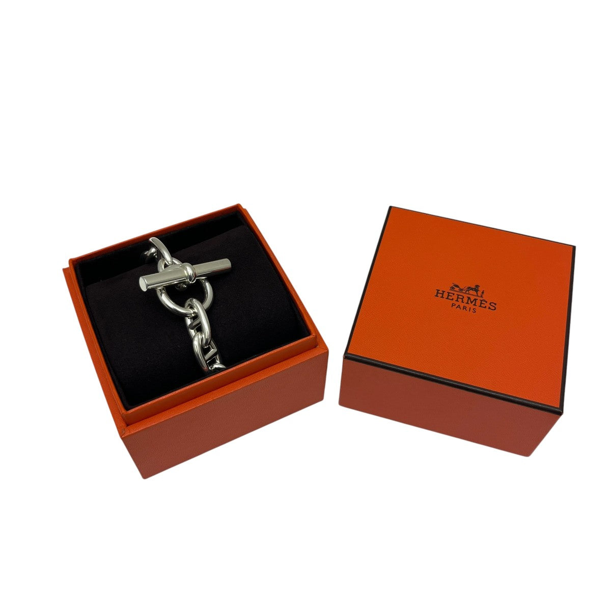 HERMES シェーヌダンクルMM 13コマシルバーブレスレット 古着・中古-3枚目のアイテム画像