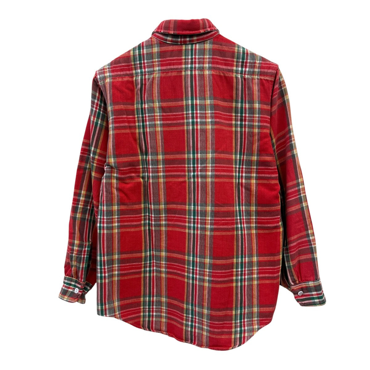 BIG MAC 70S vintageチェック長袖シャツ 古着・中古-2枚目のアイテム画像