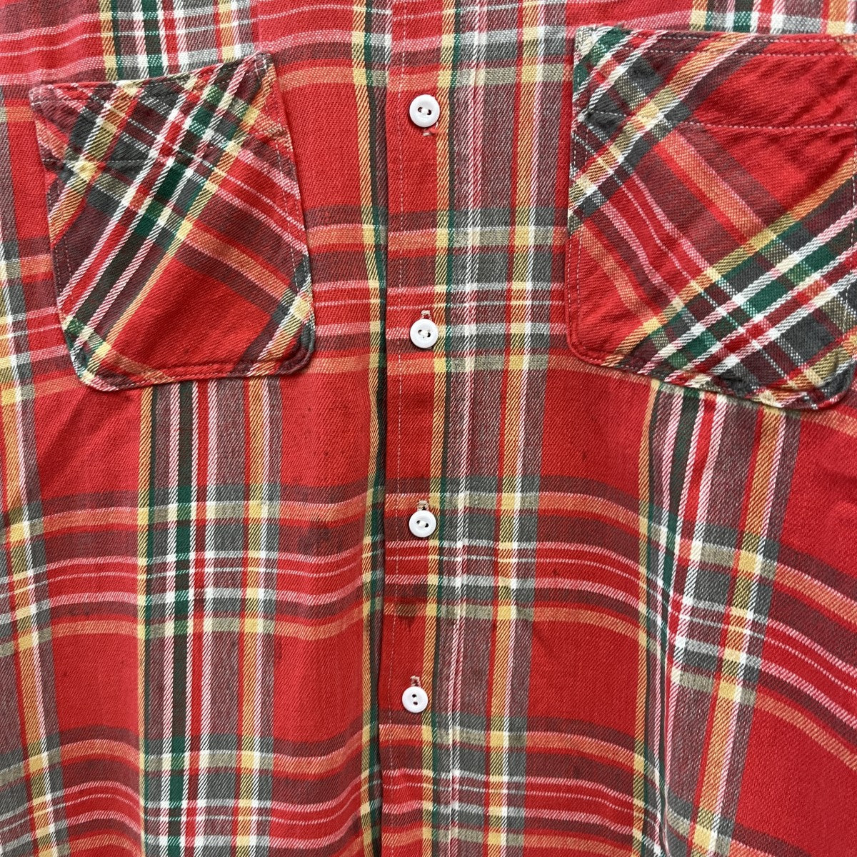 BIG MAC 70S vintageチェック長袖シャツ 古着・中古-3枚目のアイテム画像