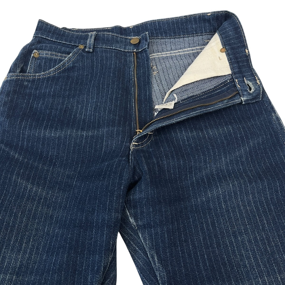 LEE 90S vintageストライプデニムパンツ305-1742 古着・中古-3枚目のアイテム画像