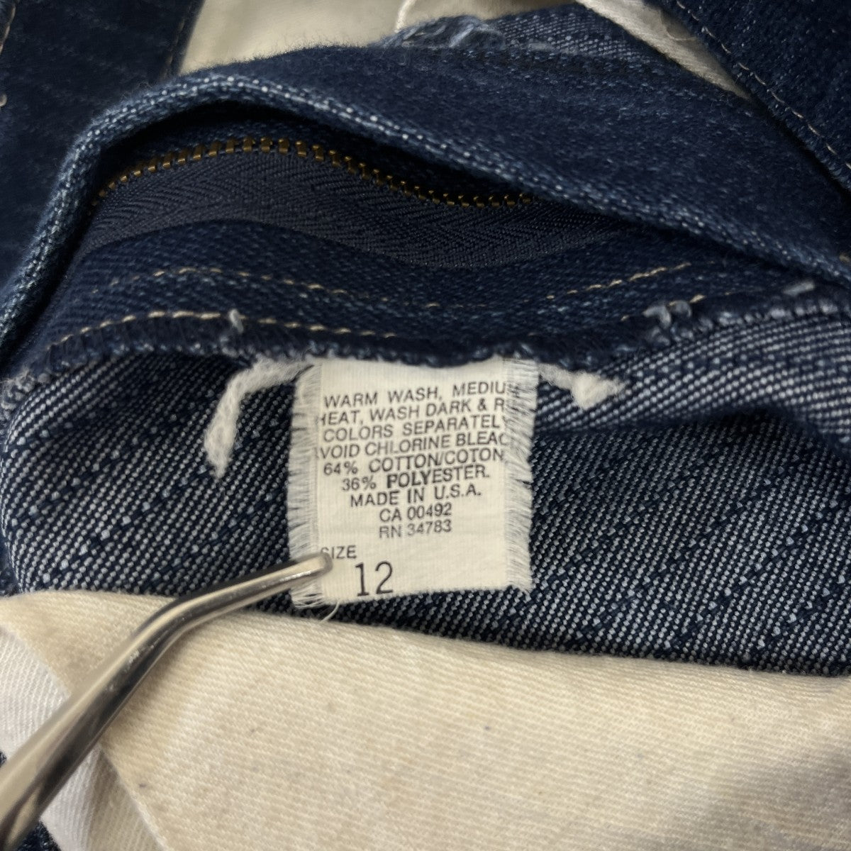 LEE 90S vintageストライプデニムパンツ305-1742 古着・中古-6枚目のアイテム画像