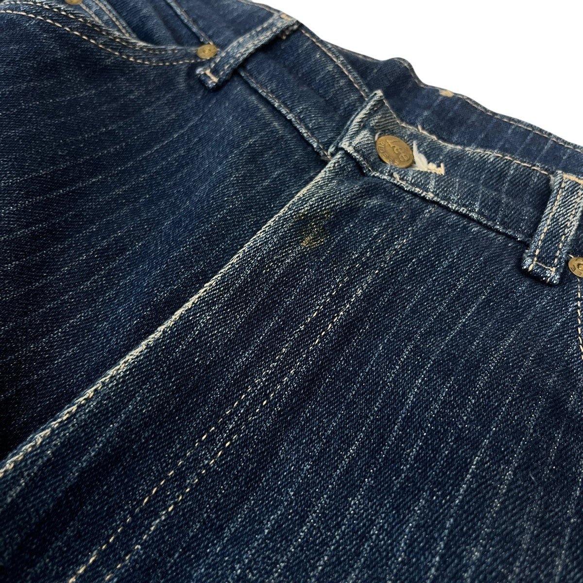 LEE 90S vintageストライプデニムパンツ305-1742 古着・中古-7枚目のアイテム画像