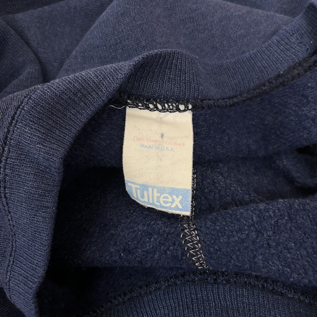 TULTEX 80’s~90’s vintage SYRACUSE UNIVERSITYクルーネックスウェット 古着・中古-5枚目のアイテム画像