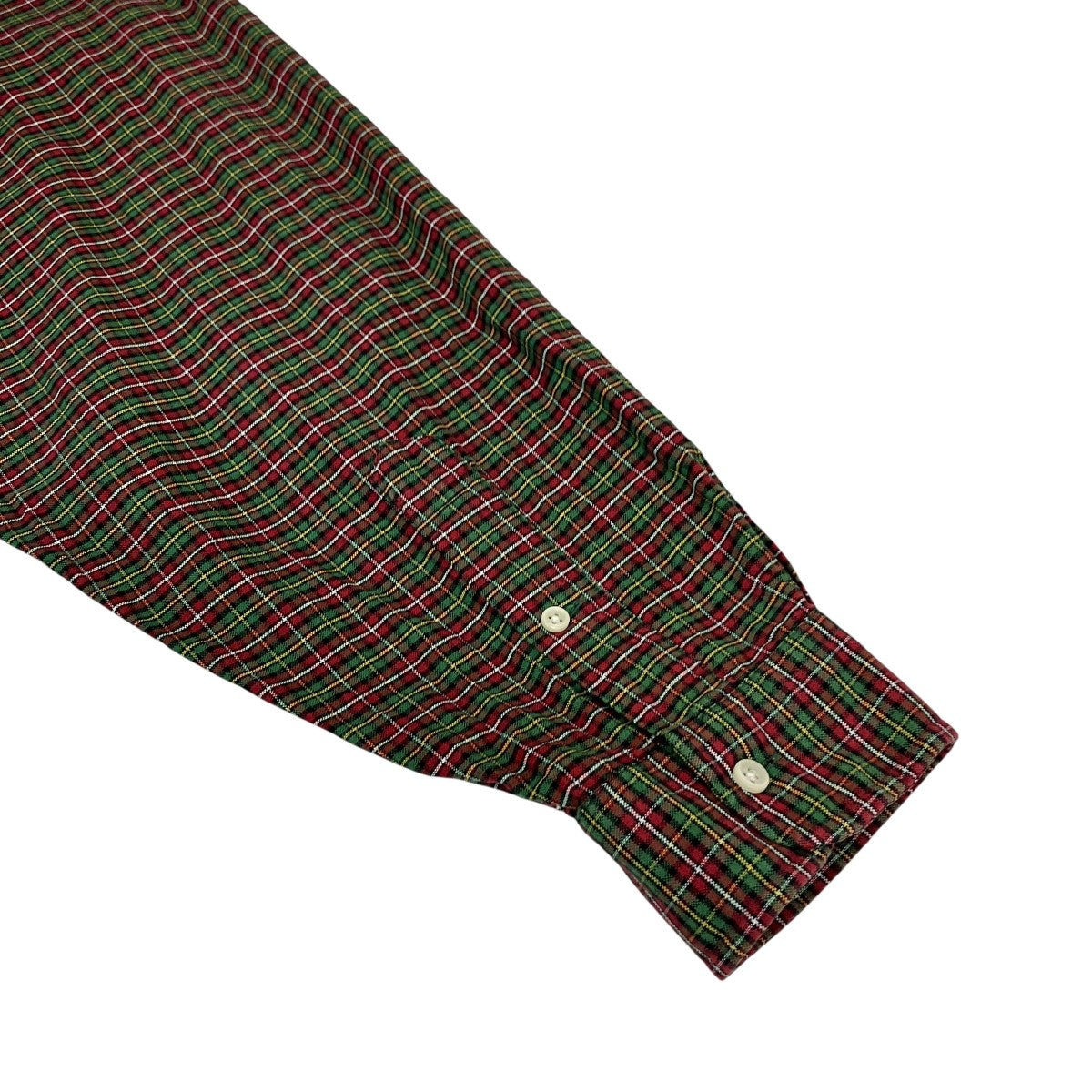 RALPH LAUREN チェックボタンダウンシャツ 古着・中古-4枚目のアイテム画像