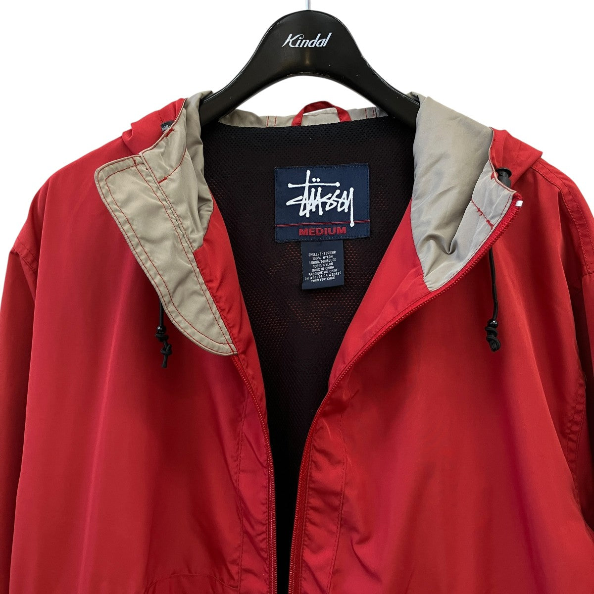 stussy 90S vintageジップパーカー 古着・中古-3枚目のアイテム画像