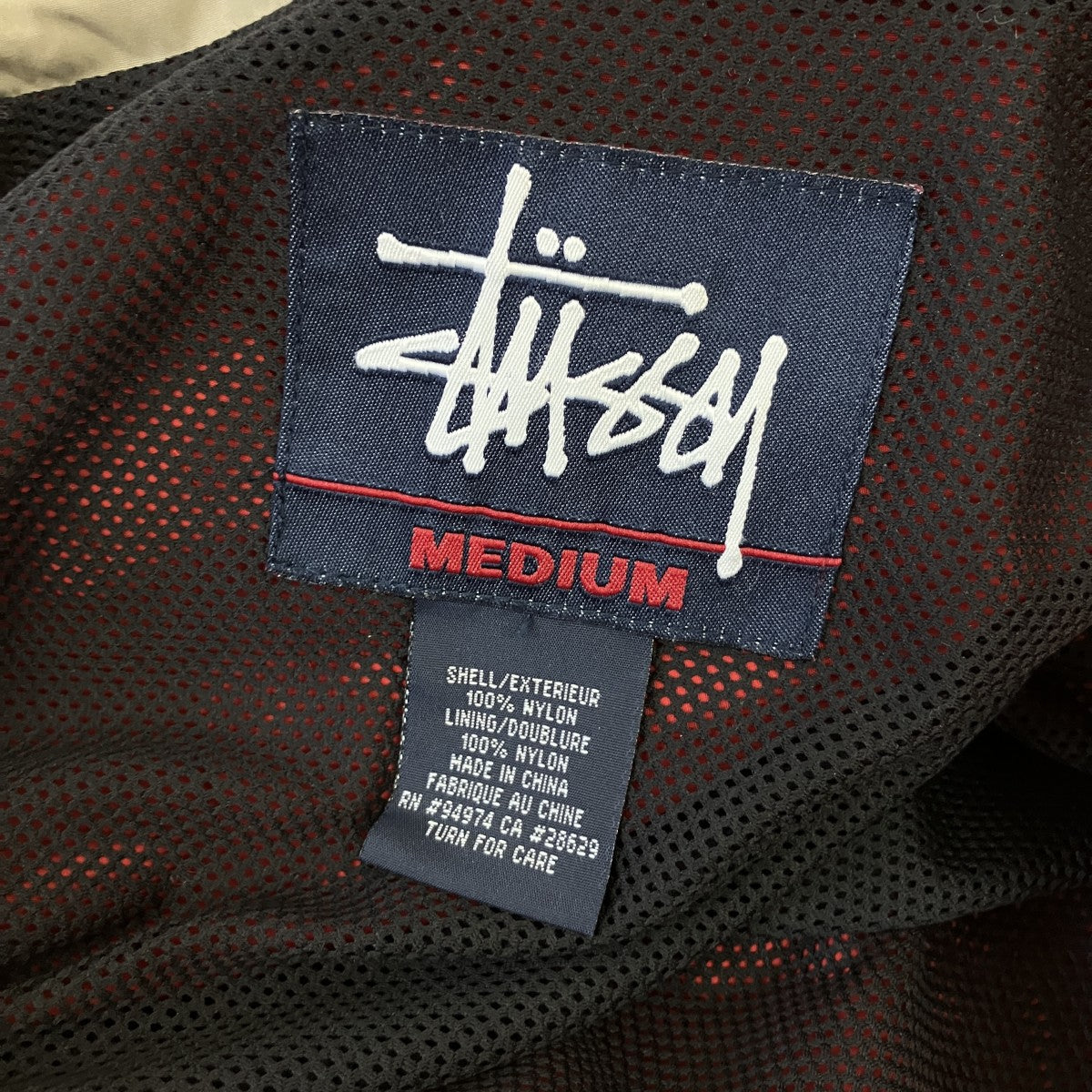 stussy 90S vintageジップパーカー 古着・中古-5枚目のアイテム画像