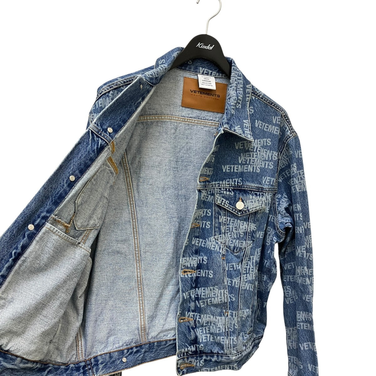 vetements haute couture デニムジャケットUA52JA250B 古着・中古-4枚目のアイテム画像