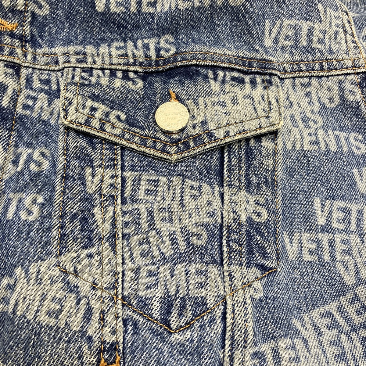 vetements haute couture デニムジャケットUA52JA250B 古着・中古-6枚目のアイテム画像