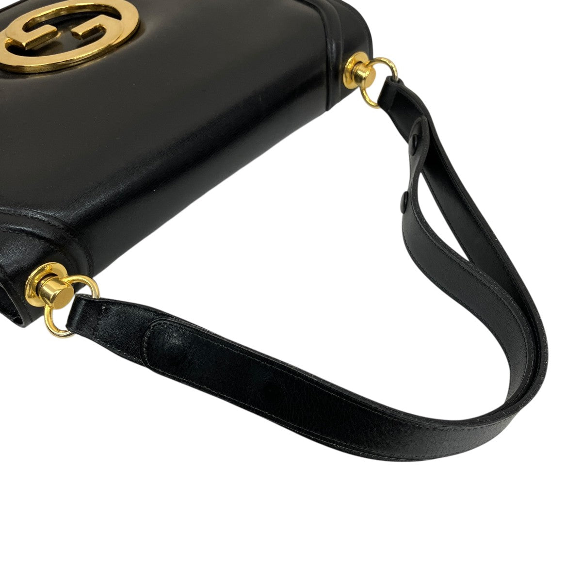 希少美品 オールド GUCCI ショルダーバッグ GG インターロッキング GUCCI(グッチ) OLD インターロッキングワンショルダーバッグ 製造番号