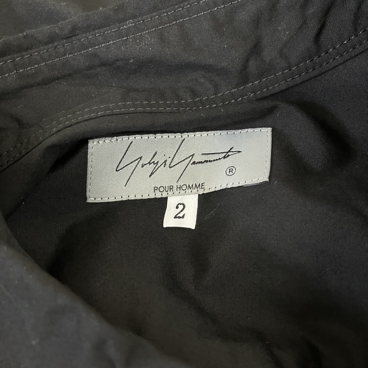 YOHJI YAMAMOTO 定番BIG環縫いブロードシャツHX-B01-001 古着・中古-6枚目のアイテム画像