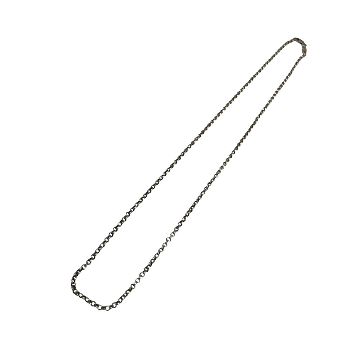 CHROME HEARTS シルバーネックレスROLL CHAIN 18 古着・中古-2枚目のアイテム画像