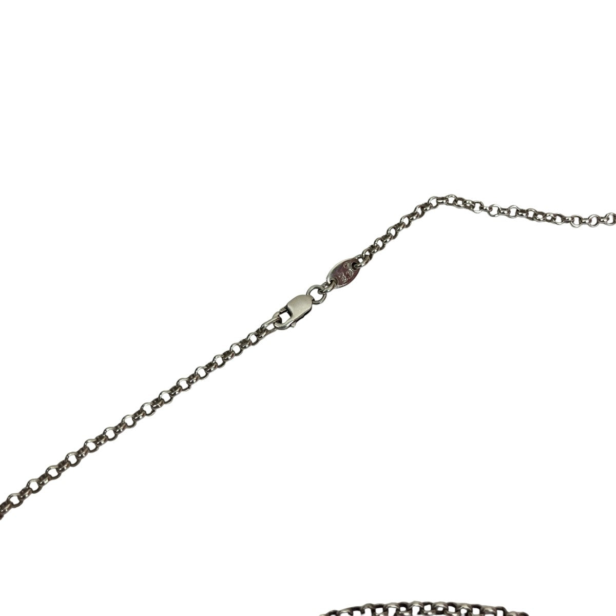 CHROME HEARTS シルバーネックレスROLL CHAIN 18 古着・中古-3枚目のアイテム画像
