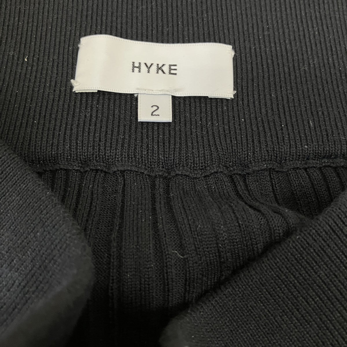 HYKE リブニットパンツ221-11263 古着・中古-4枚目のアイテム画像