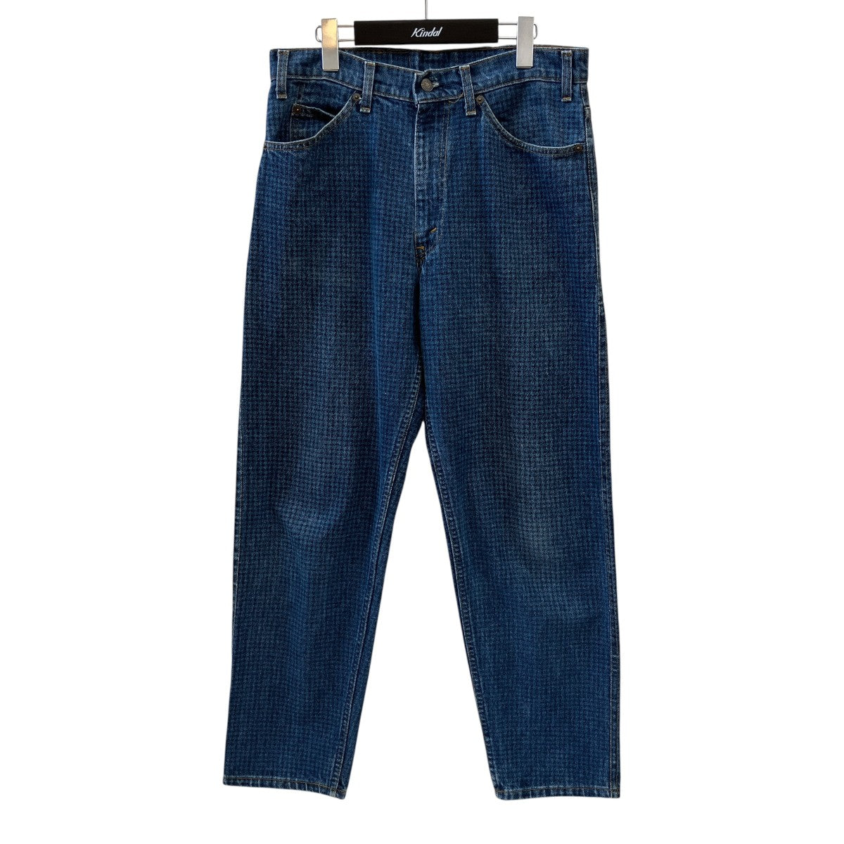 LEVI’S 40550 80’ｓvintage オレンジタブハウンドトゥースデニムパンツ 古着・中古-1枚目のアイテム画像