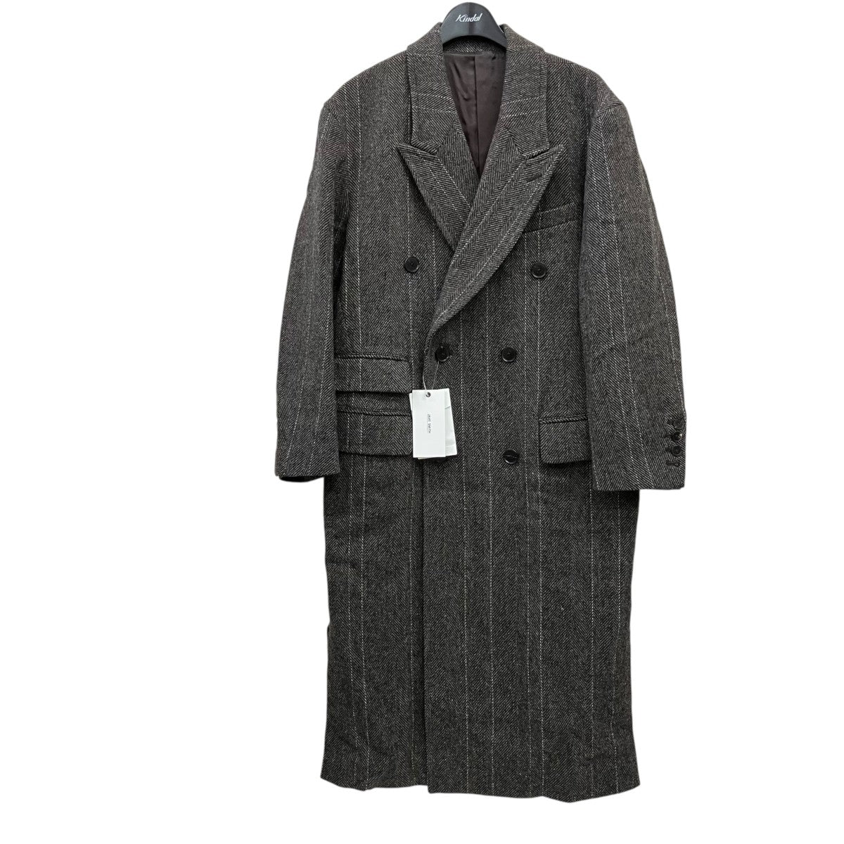 ヘリンボーンツイードコートW CHESTERFIELD COAT