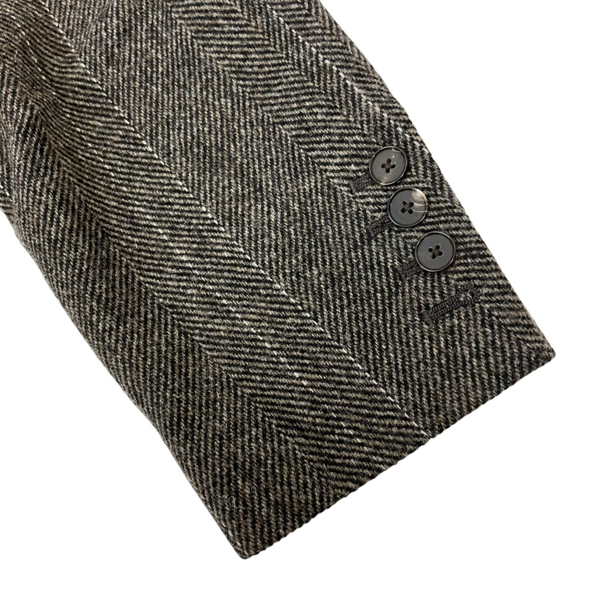 ヘリンボーンツイードコートW CHESTERFIELD COAT