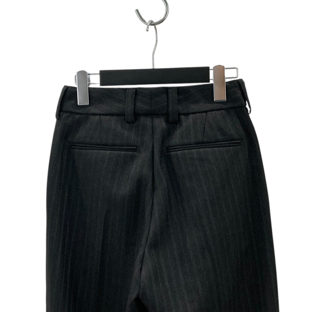 MARGARET HOWELL Lovat morning stripe wool twillストライプパンツ578-0243602 古着・中古-4枚目のアイテム画像