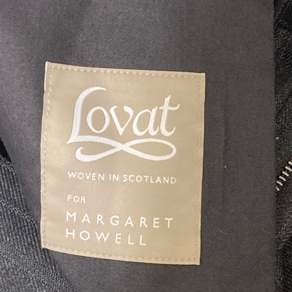 MARGARET HOWELL Lovat morning stripe wool twillストライプパンツ578-0243602 古着・中古-7枚目のアイテム画像