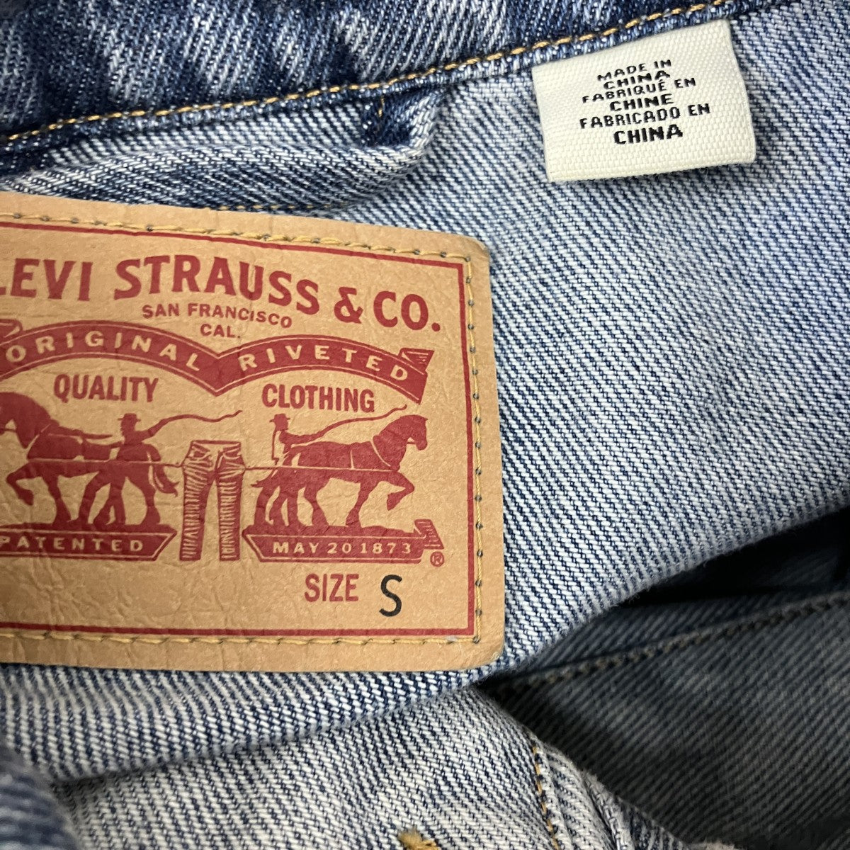 LEVI’S デニムジャケット 古着・中古-5枚目のアイテム画像