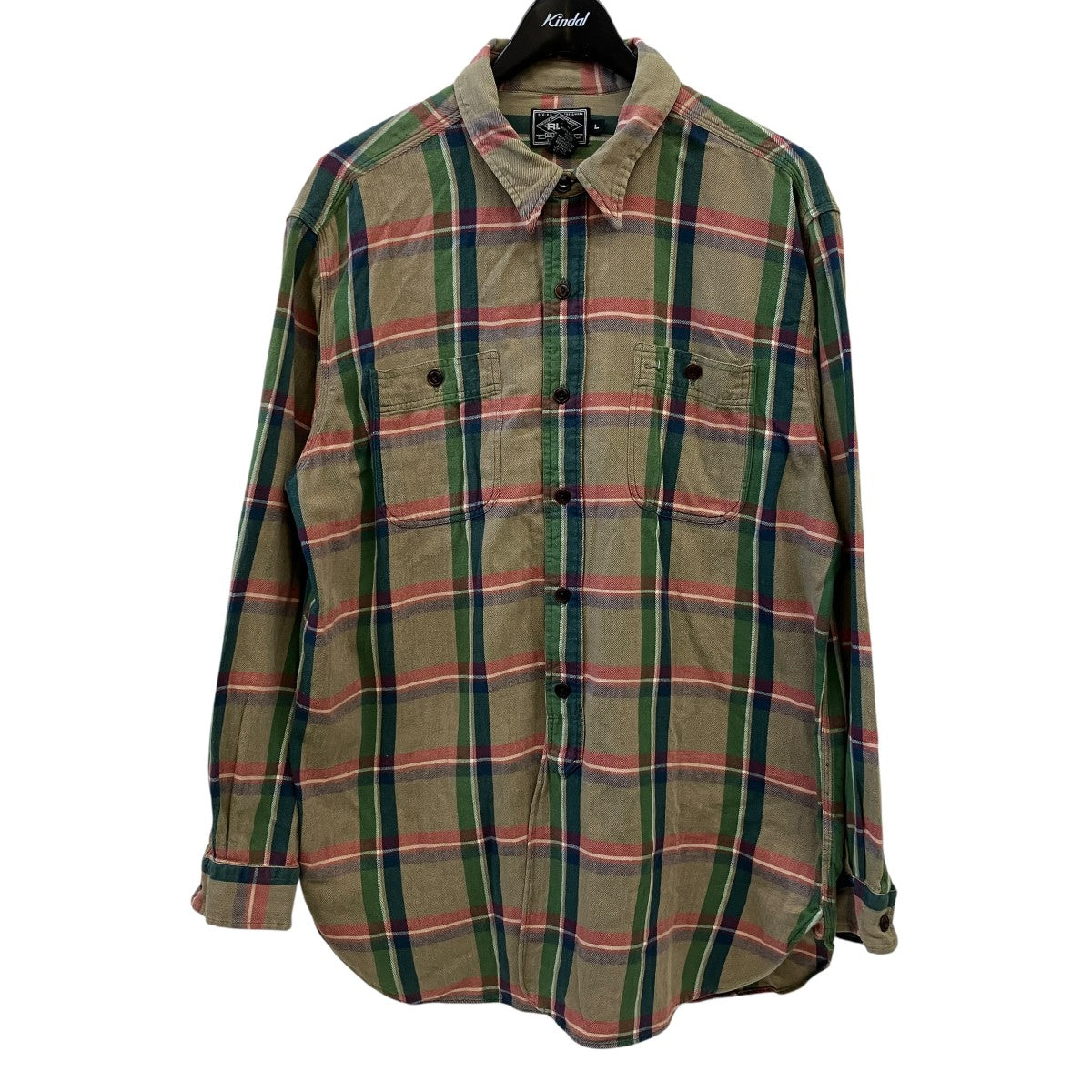 RLX RALPH LAUREN チェックシャツ 古着・中古-1枚目のアイテム画像
