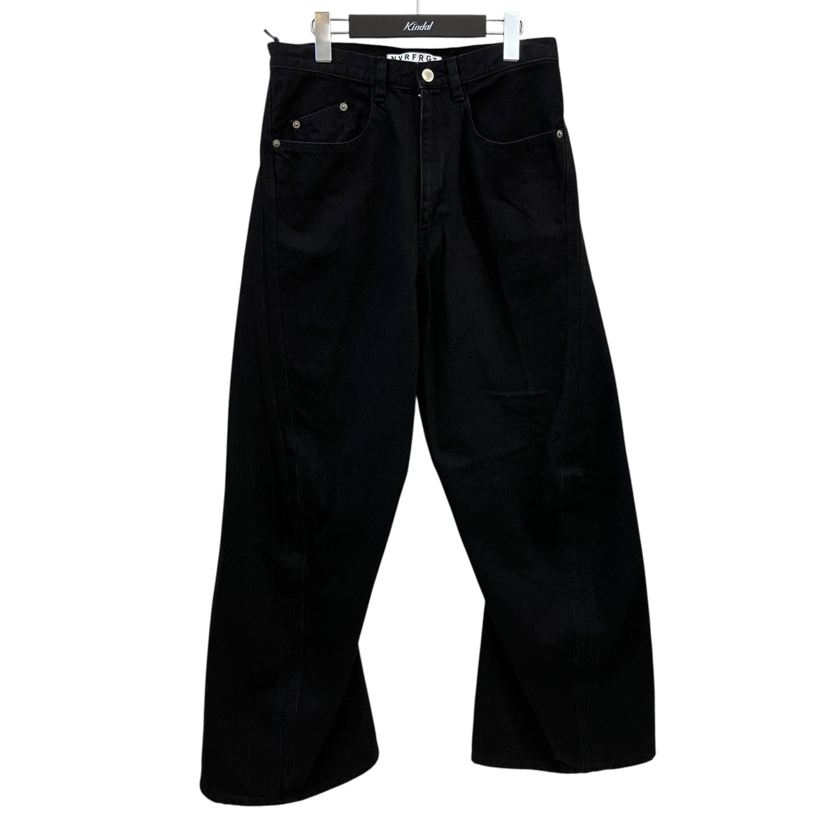 NVRFRGT 3D TWISTED WIDE LEG JEANSワイドデニムパンツNF251P14C 古着・中古-1枚目のアイテム画像