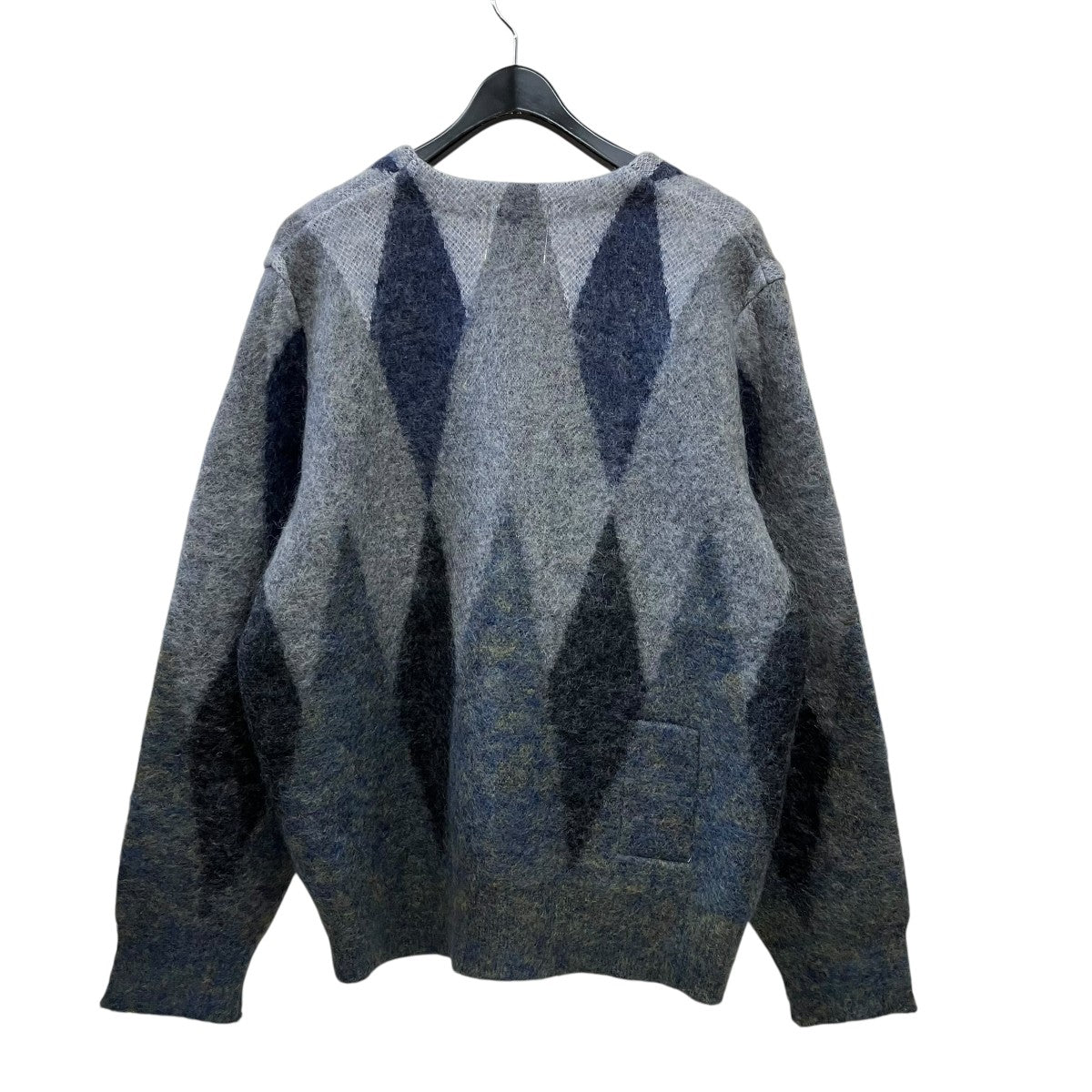 アーガイルカート モヘヤニット カーディガンsk.0019AW25