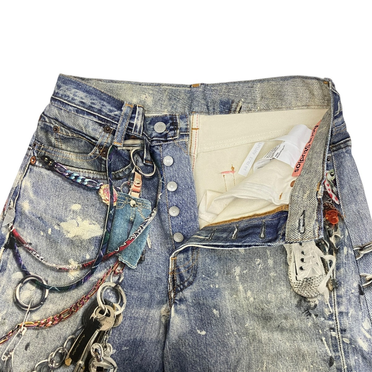 ACNE STUDIOS ルーズフィットトラウザーズ - 1981デニムパンツFN-MN-TROU001020 古着・中古-3枚目のアイテム画像