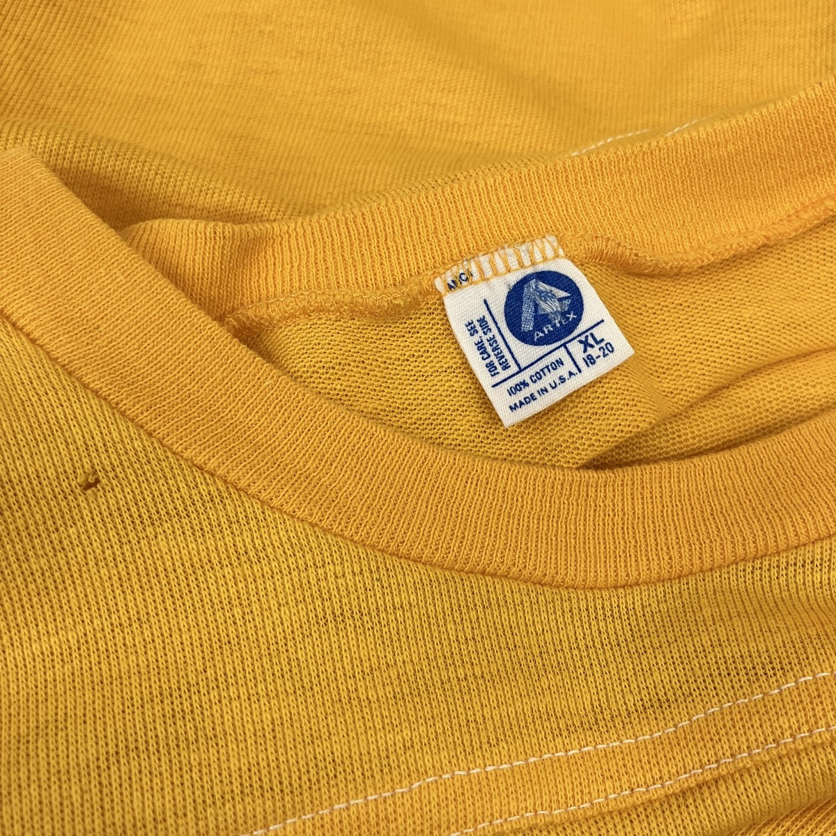 ARTEX 70-80’ｓvintageフットボールTシャツ 古着・中古-6枚目のアイテム画像