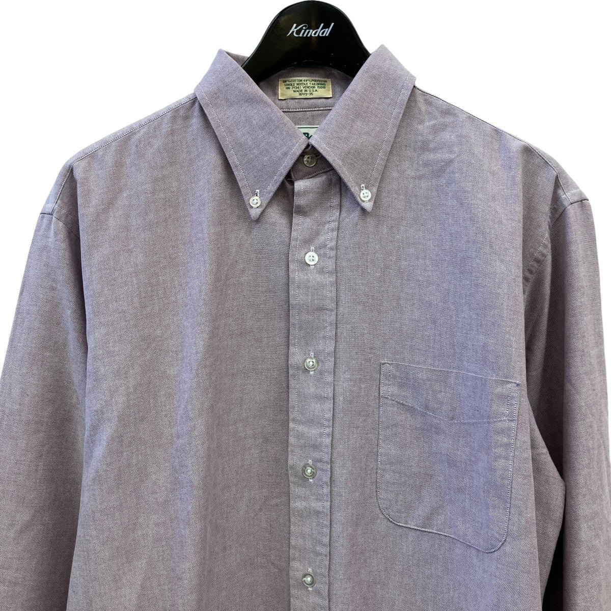 L．L．Bean 80’s vintageボタンダウンシャツ 古着・中古-3枚目のアイテム画像
